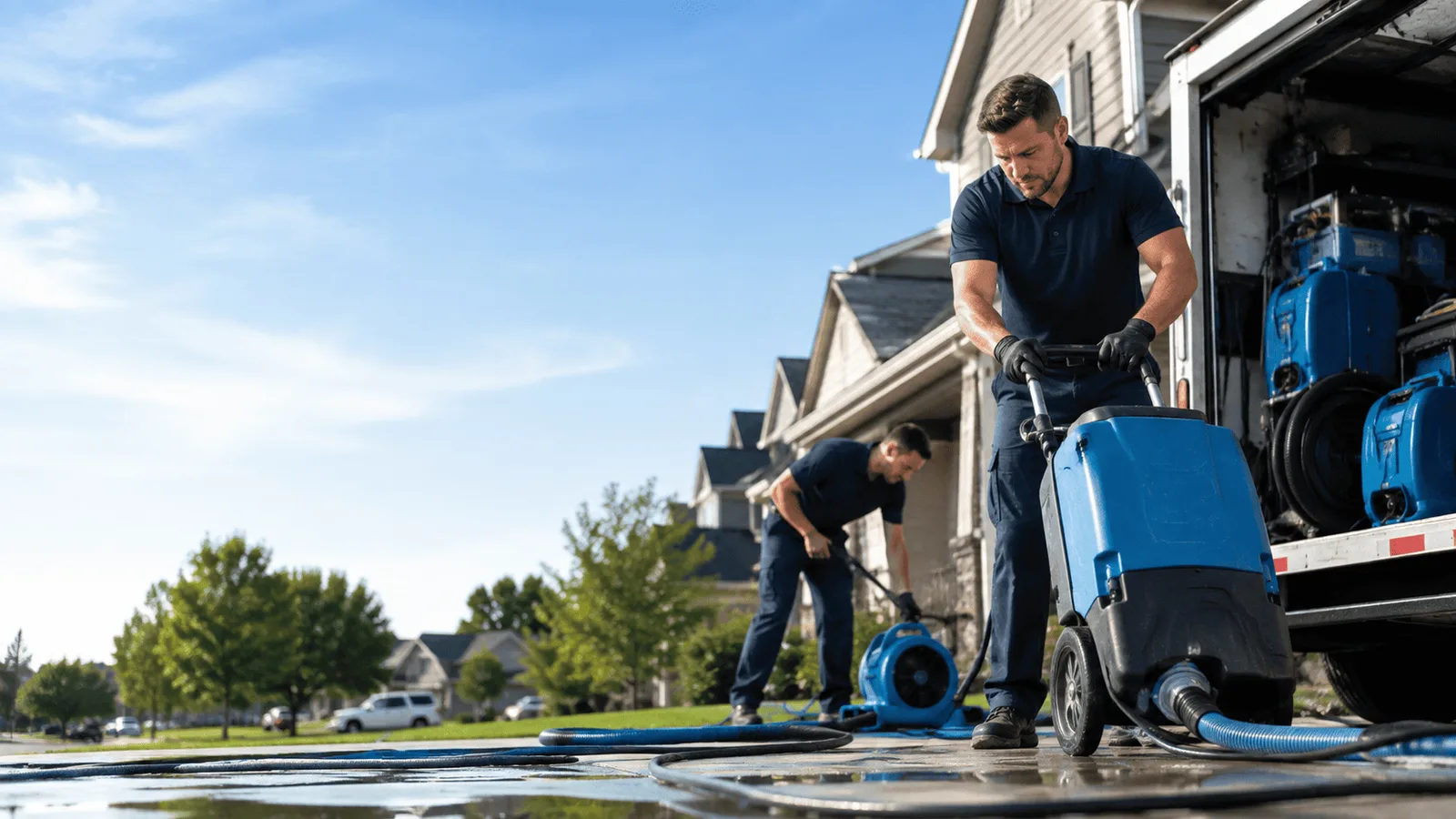 Dehumidification being performed in Mountain Village, AK